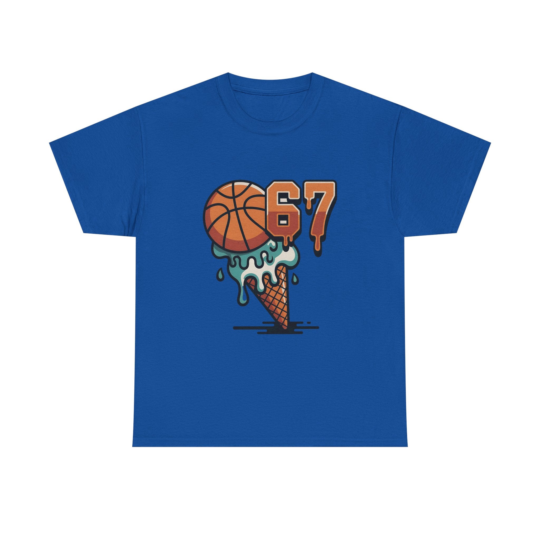 67 Ice Cream Basketball Tee – Funny Summer Meme Shirt for Hoopers