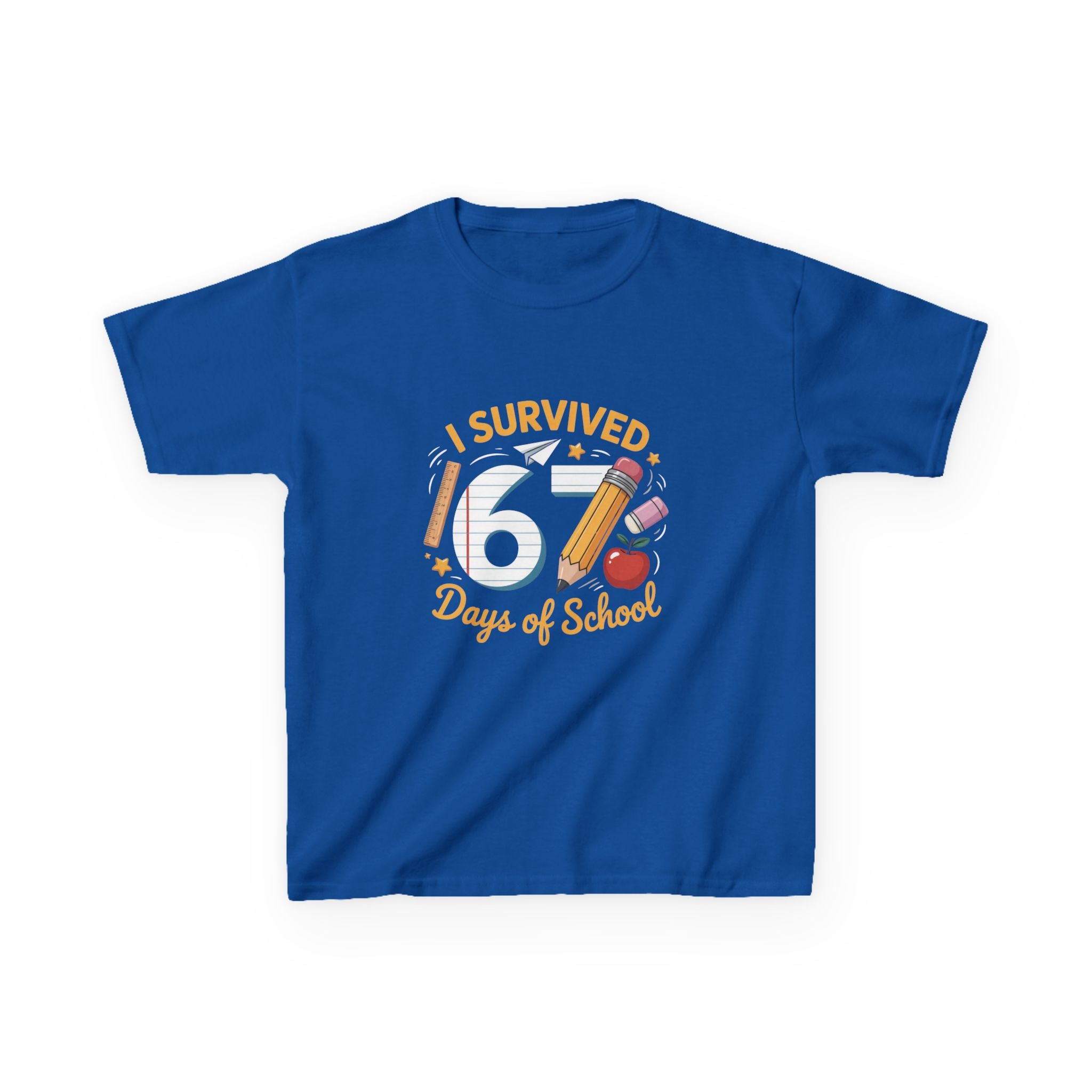 I Survived 67 Days of School – Cute Kids Milestone T-Shirt