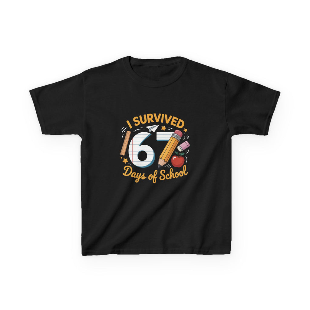I Survived 67 Days of School – Cute Kids Milestone T-Shirt