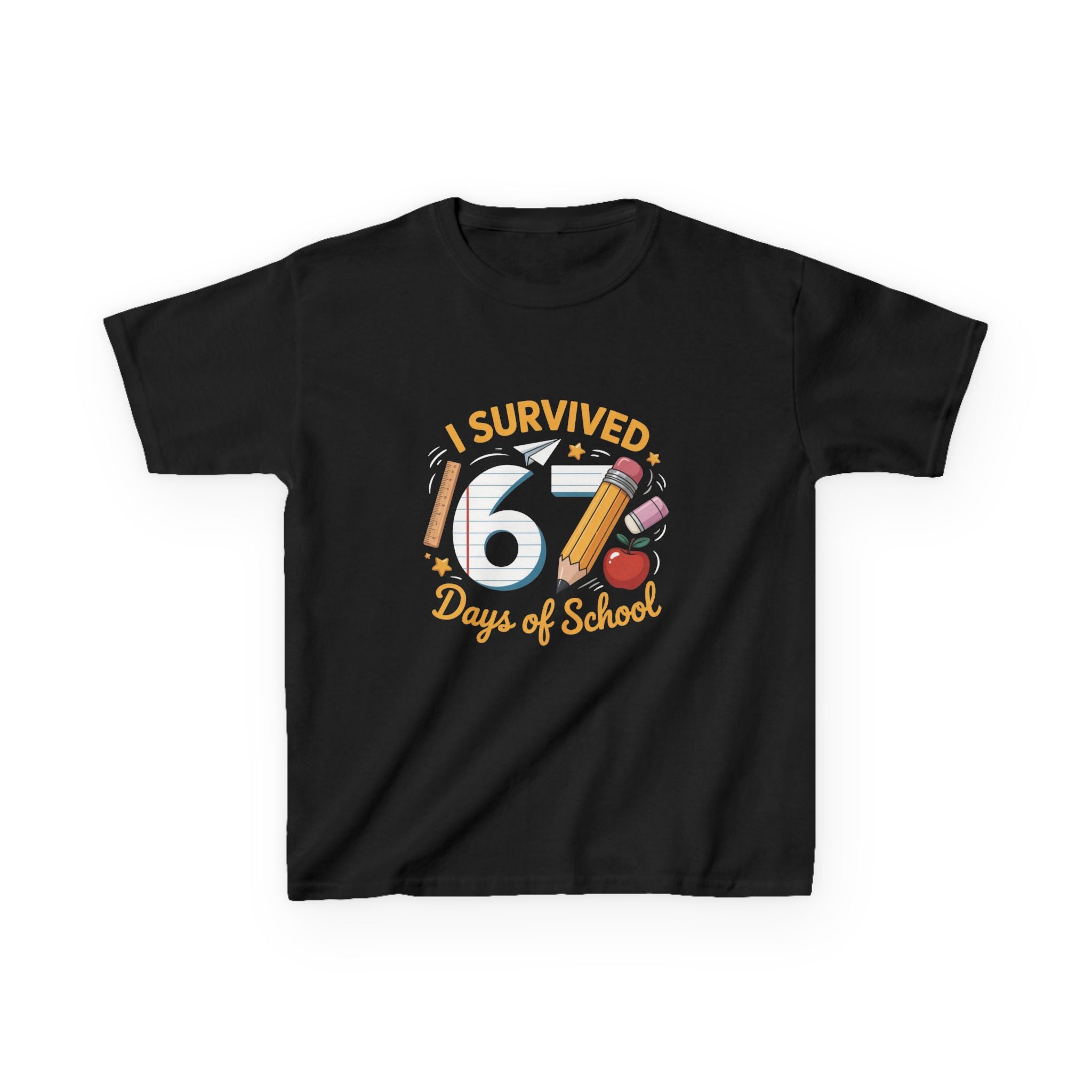 I Survived 67 Days of School – Cute Kids Milestone T-Shirt